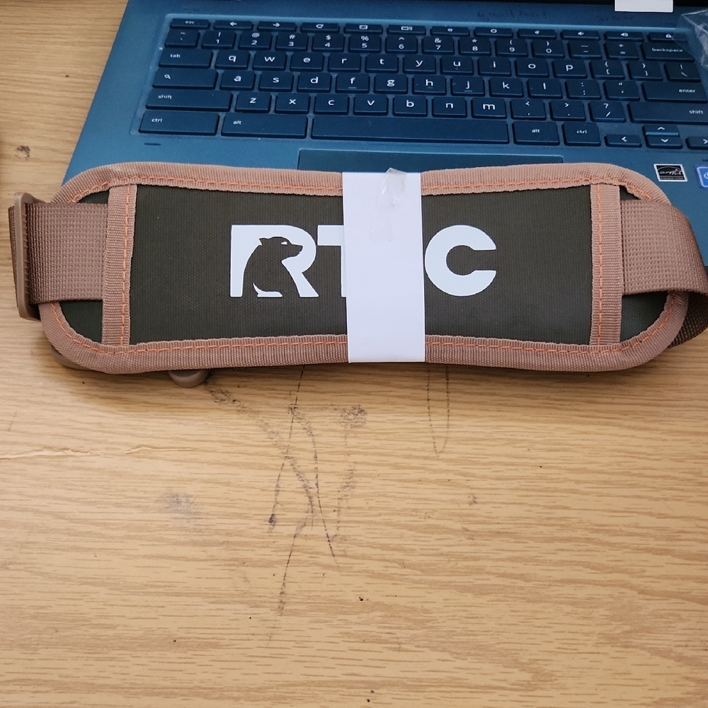 RTC Green and Tan Shoulder Strap